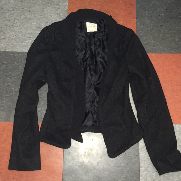 Silence and noise shimmering black blazer - Picture 1 of 5